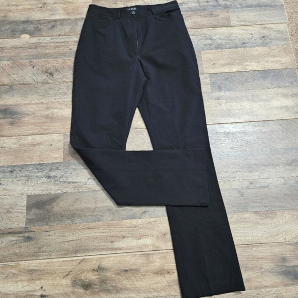 Jenne Maag High Rise Black Straight Leg Stretchy Pants Minimal Gothcore Witchy